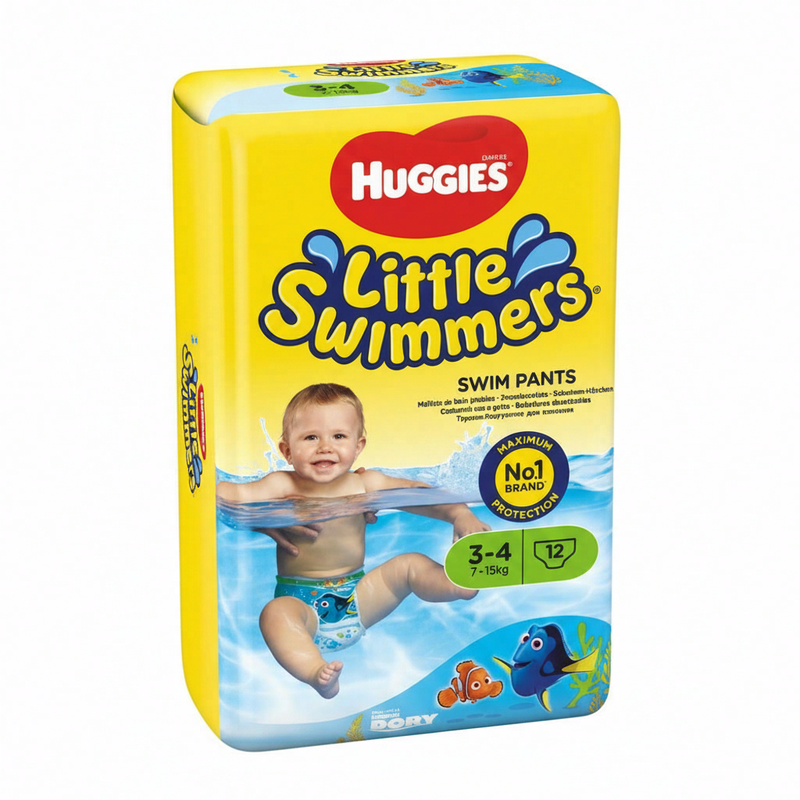 Huggies Little Swimmers zwemluiers Maat 3-4 (7-15 kg) 12 stuks