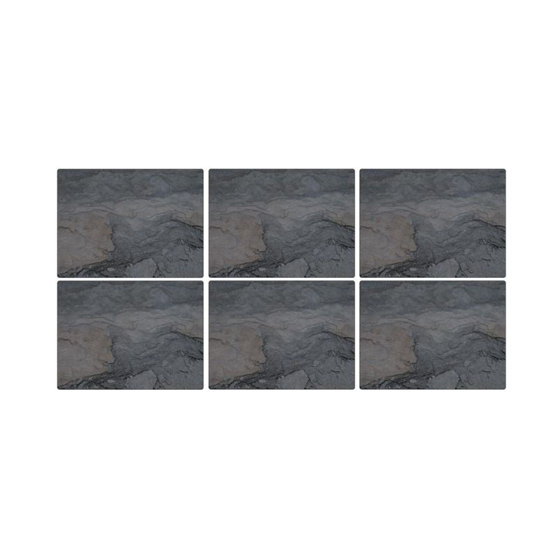 Midnight Slate Set of 6 Placemats