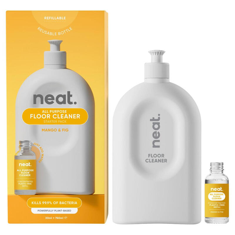 Neat All Purpose Floor Cleaner Starter Pack Mango & Fig 30ml-makes 750ml