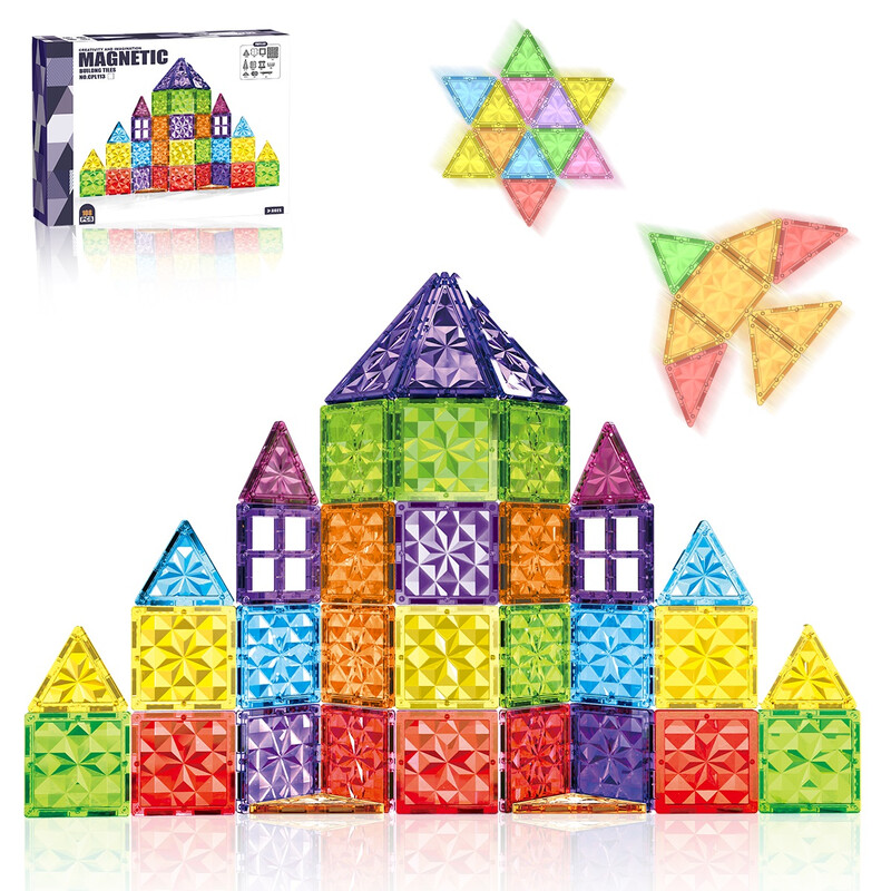 Educational Toys magnetic tiles magnetspielzeug magnetkugeln kinder 7.5cm Diamond Sur