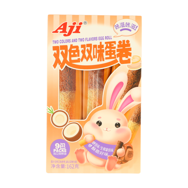 Aji Double Flavour Egg Roll Coconut Latte 162G