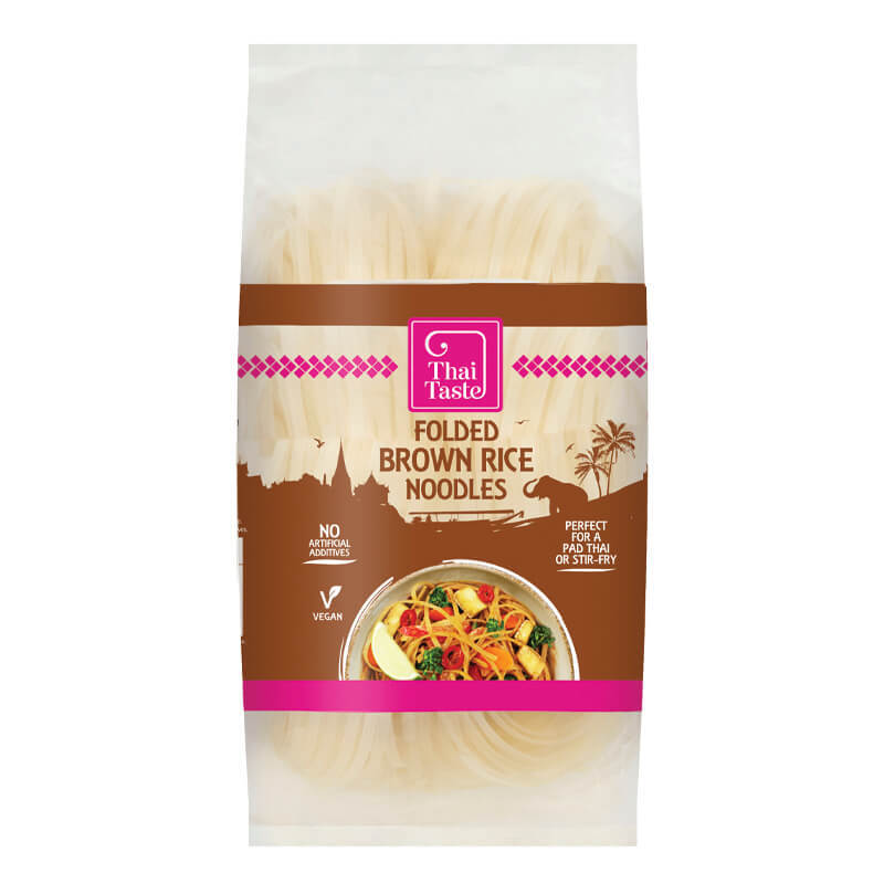 Folded Brown Rice Noodles 6 x 200g
