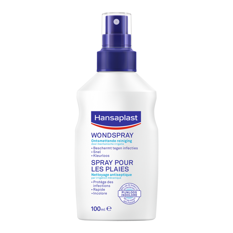 Hansaplast Wondspray - Wondreiniging - Wondontsmetting - 100 ml