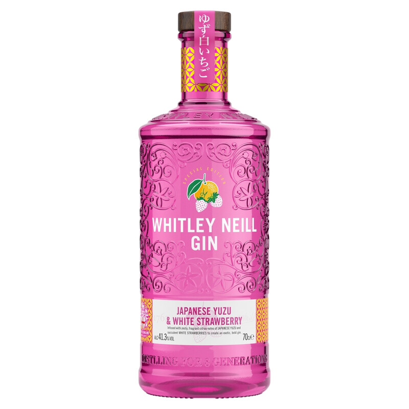 Yuzu & Strawberry gin 70cl