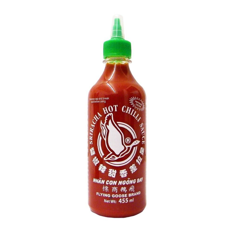 FLYING GOOSE SRIRACHA SATAY CHILLI SAUCE 455ml