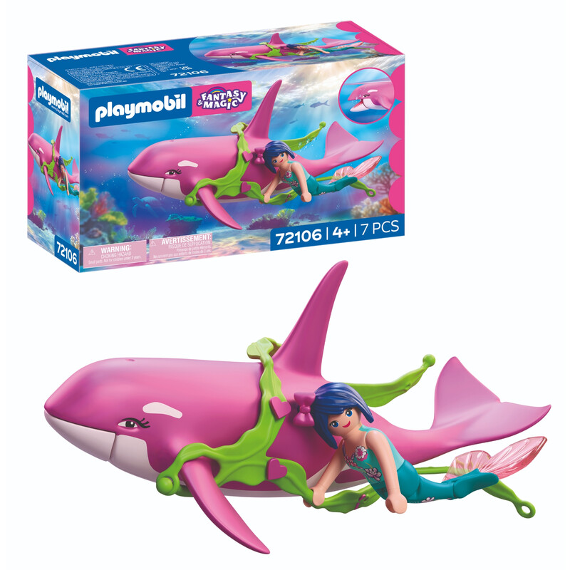 PLAYMOBIL 72106 Orca with Mermaid