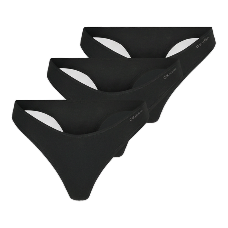 Calvin Klein Unterwäsche 3er-Pack Tanga - Schwarz XL