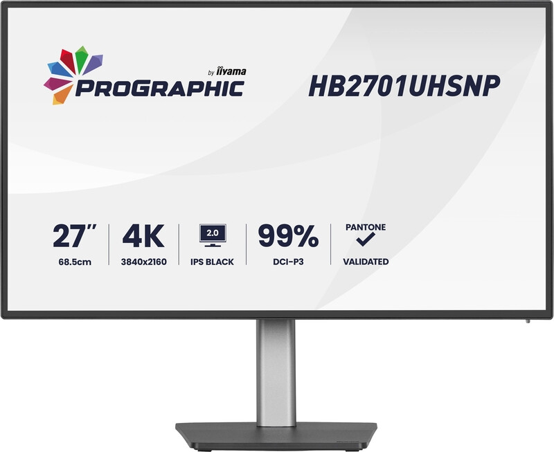 iiyama ProGraphic HB2701UHSNP-B1 27" 4K UHD 60Hz IPS-Zwart Monitor
