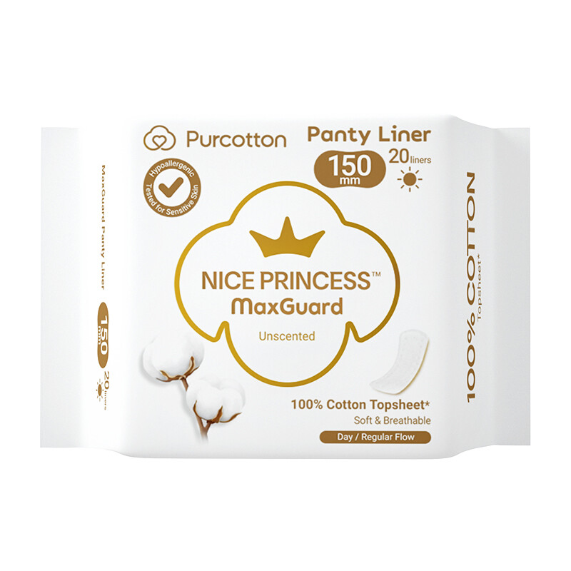 NICE PRINCESS 2024 Ultra-Clean Absorb Serie Damenbinden (Übersee) 150 mm, 20 Binden