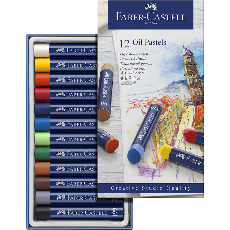 Creative Studio Oil Pastels,Wallet of 12