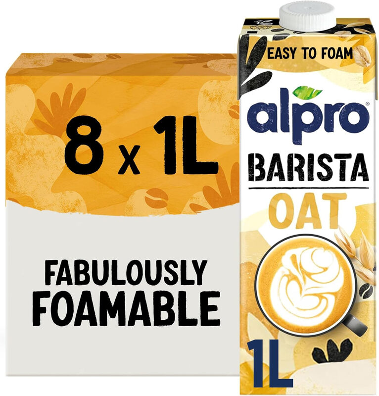 Alpro Barista Oat Long Life Drink 8 X 1L