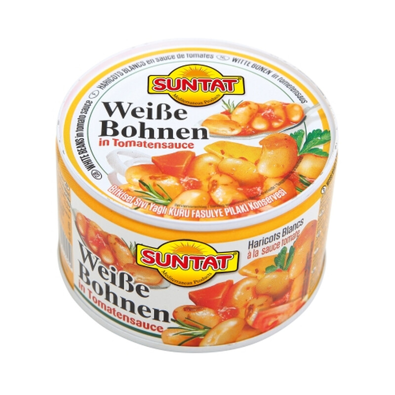 SUNTAT Bonen in Tomatensaus (Fasulye Plaki) 400 g