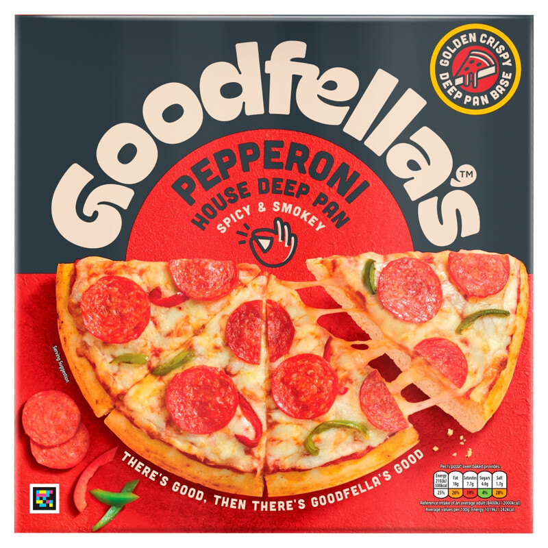 Goodfellas Deep Pan Pepperoni 411g