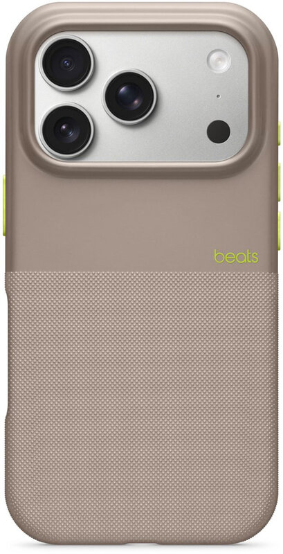 Beats Rugged Case voor iPhone 17 Pro Max, kunststof, grijs