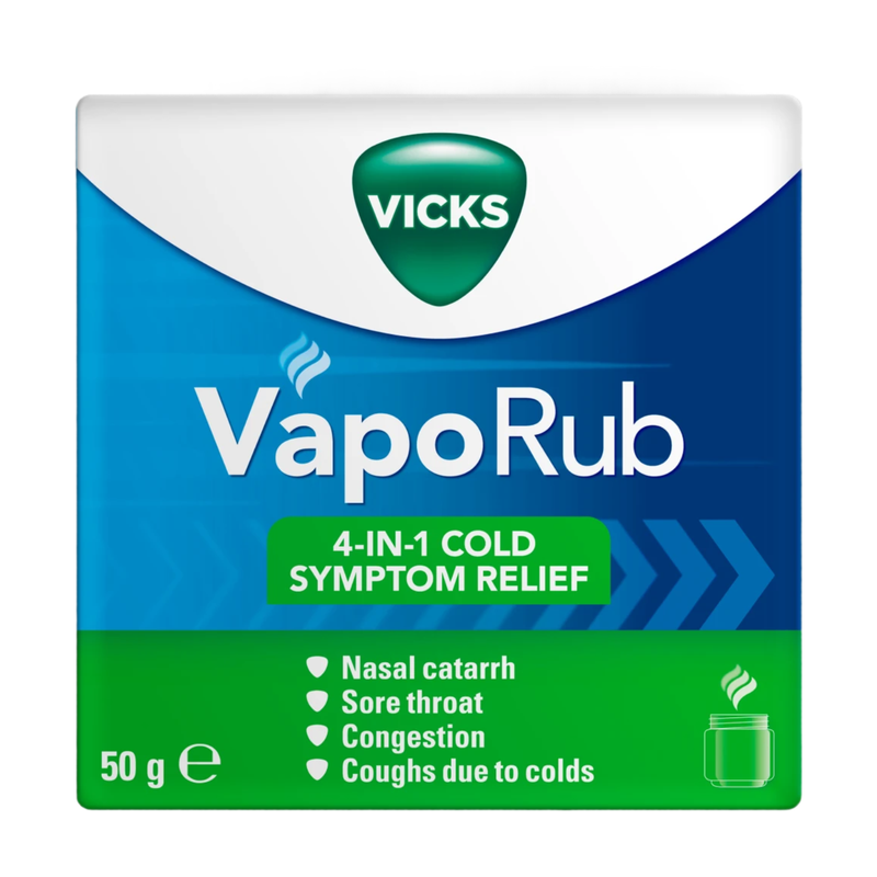 VapoRub Ointment Cough Cold and Flu Symptom Relief - 50 g