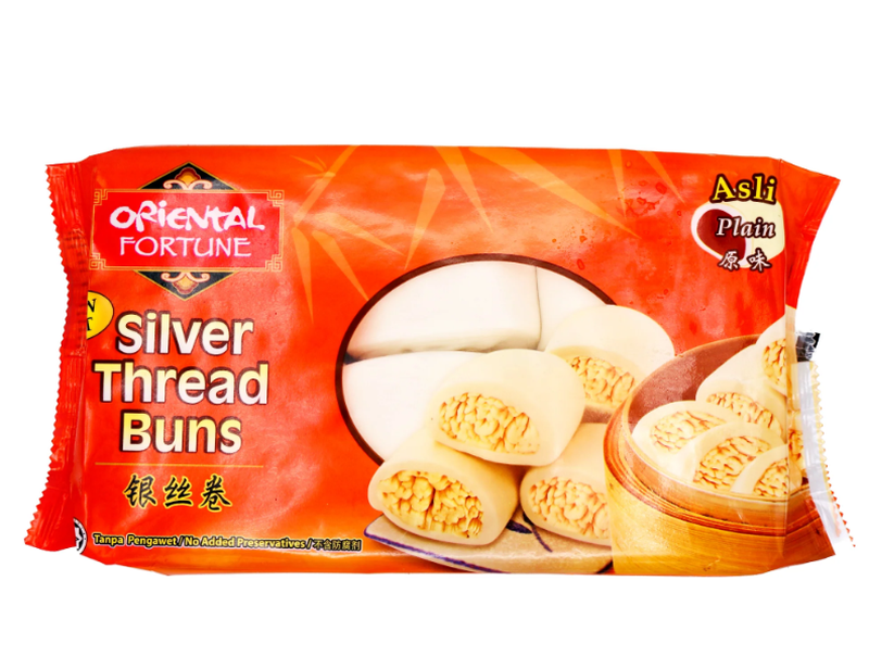 Fortune Plain Silver Thread Buns - 360g