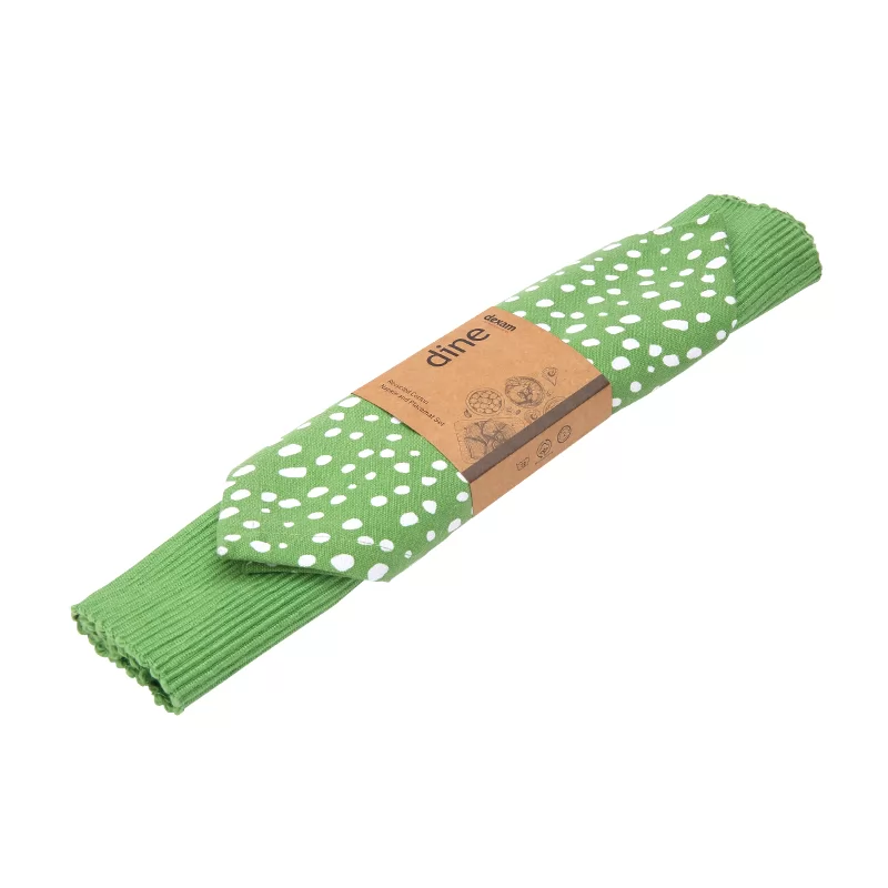 Dexam Placemat- en Servetset Sintra Gestipt 100% Katoen Groen