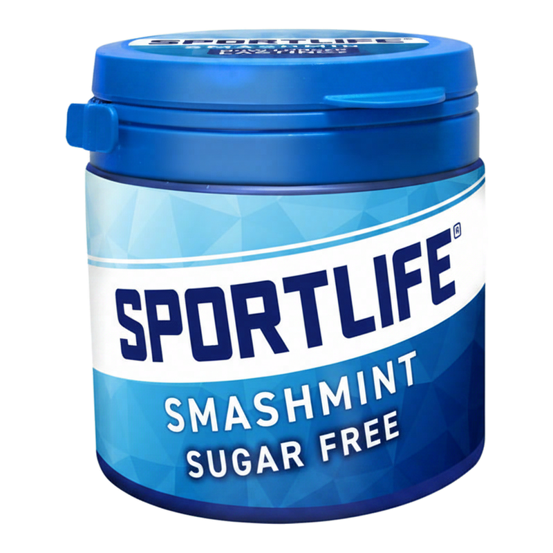 Sportlife Smashmint Chewing Gum sans Sucre - 102 g