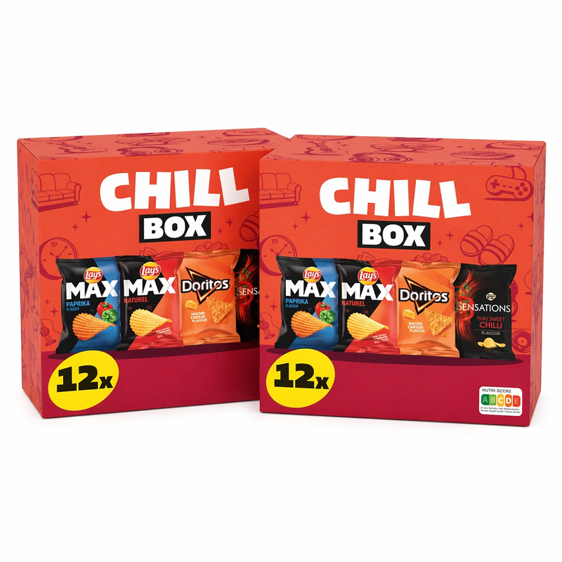 Lay's Doritos Chill Box Multipack Chips – 2 x 12 stuks