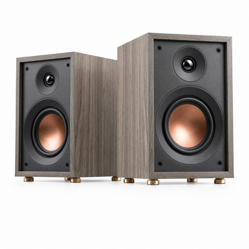 HiVi-Swans Oasis Passiver Regallautsprecher, 2-Wege Bassreflex-Lautsprecher mit 4-Zoll-Tieftöner und 20-mm-Kalottenhochtöner, 60 Hz–20 kHz, 4 Ω, 10–50 W, Kompakter HiFi-Lautsprecher für Zuhause