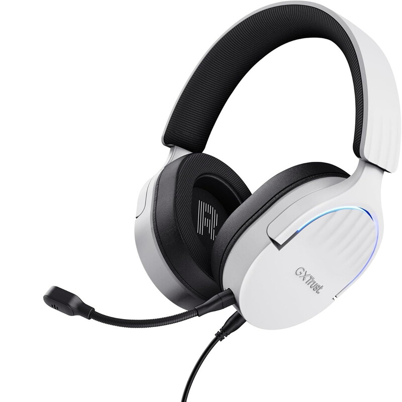 Trust GXT 490W Fayzo - Gaming Headset - USB - 7.1 Surround Sound - Over-ear - Wit