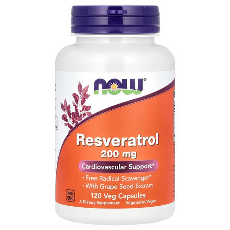 Resveratrol Antioxidant 200 mg - 120 Vegan Capsules