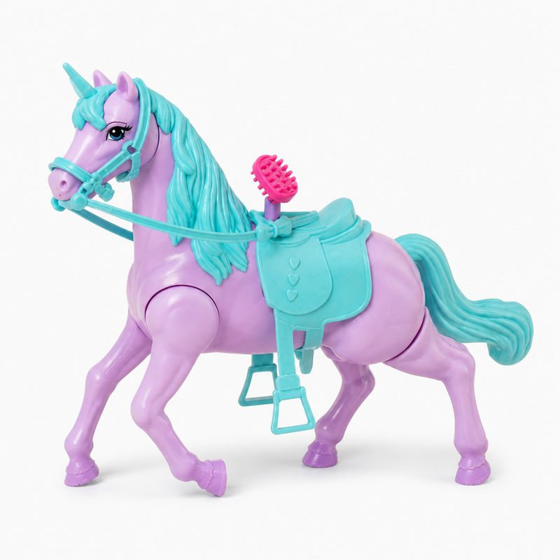 Magisches Einhorn Kinderspielzeug mit Sound und Haarstyling für fantasievolles Spielen - Ideales Geschenk zu Weihnachten oder Halloween