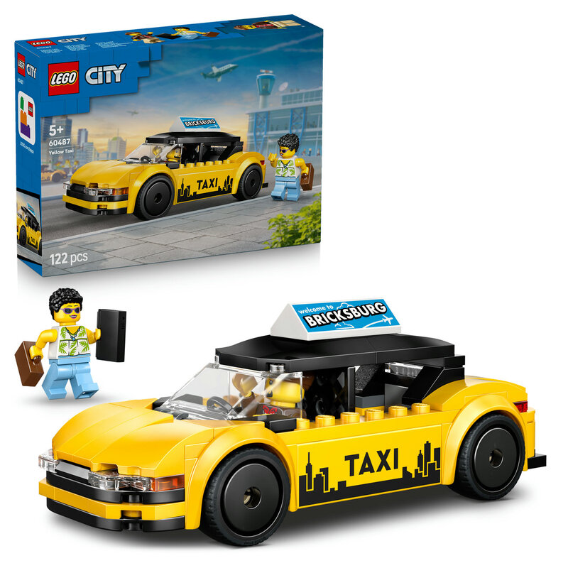 LEGO City 60487 Le taxi jaune