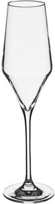 Secret de Gourmet Clarillo champagneglazen 22cl - Set van 6 - Transparant