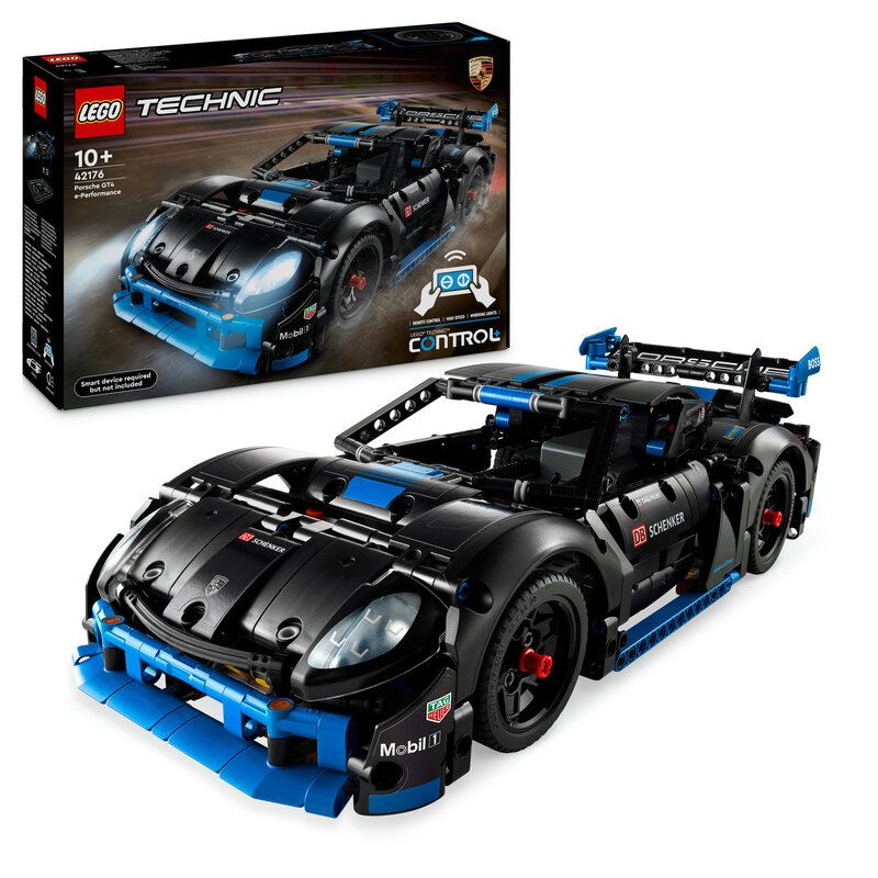 LEGO Technic 42176 Set de construction de voiture de course Porsche GT4 e-Performance