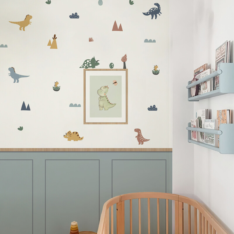 Little Dinosaurs Collection Wall Sticker 180x250cm 1 Sheet