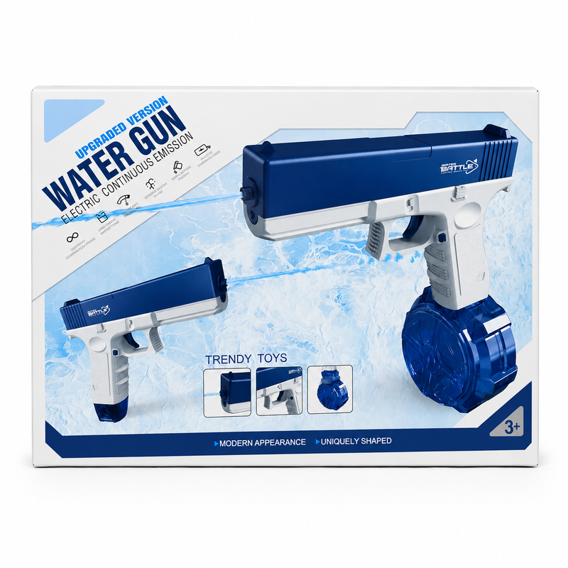 vector Water gun, continuos electric emission