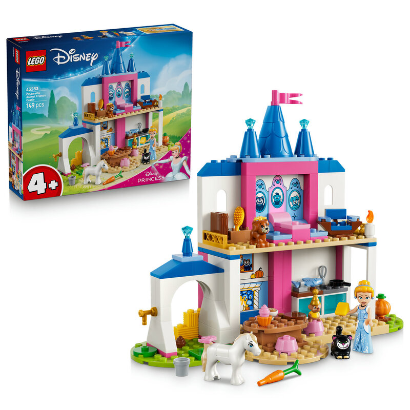LEGO Disney Princess 43283 Assepoesters kasteel met dierenvriendjes