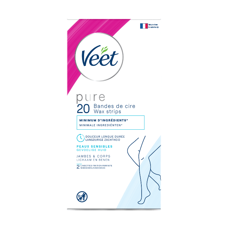 Veet Ontharingsstrips - Benen & Lichaam - Hypoallergeen - 20 stuks
