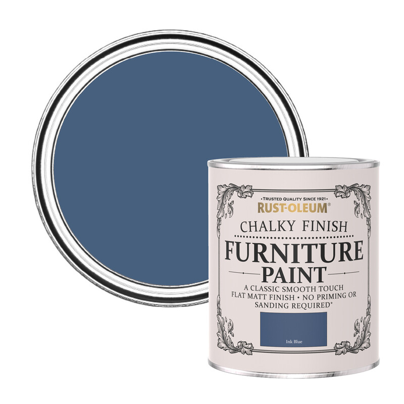 CHALKY FURNITURE PAINT INK BLUE 750ML