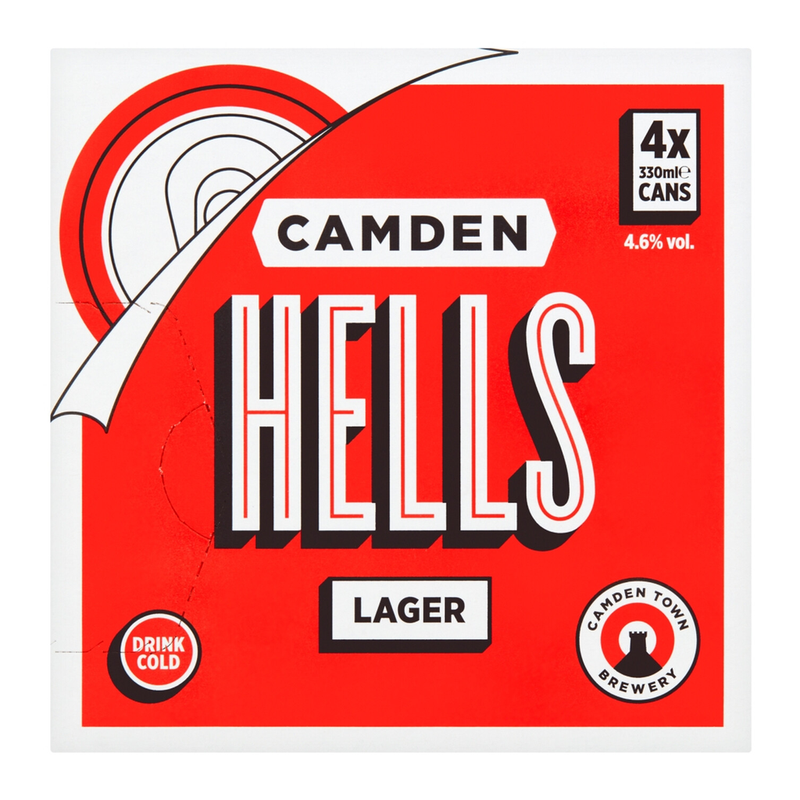 Camden Town Brewery Camden Hells 4 X 330Ml Can