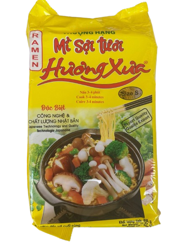 HUONG XUA - Frische Weizennudeln (Mì Sợi Tươi) 450 g