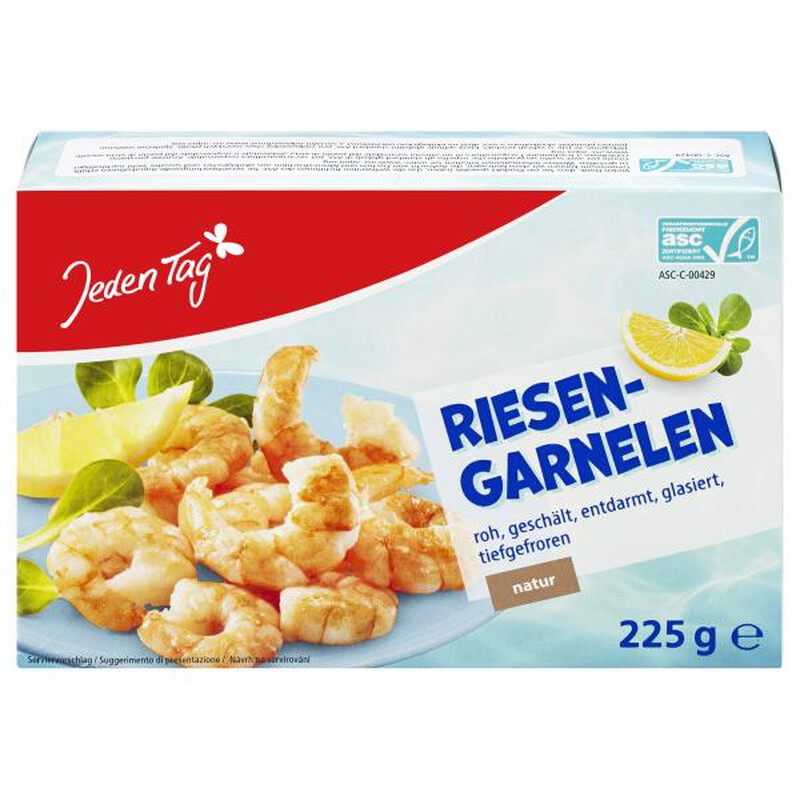 Jeden Tag ASC Riesen-Garnelen natur 225 g