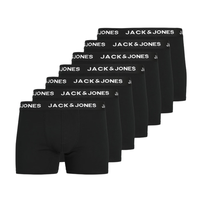 Caleçons Jack & Jones Homme Caleçon Paquet de 7 JACBASIC TRUNKS 7 PACK EU - vue 5