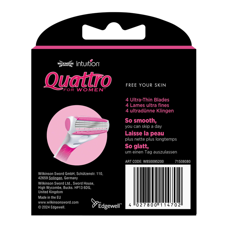 WILKINSON Quattro FOR WOMEN Klingen 6er 6 St
