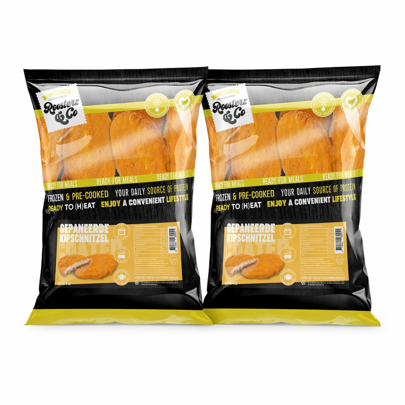 Roosterz&Co Gepaneerd Schnitzel – 2 x 1 kg