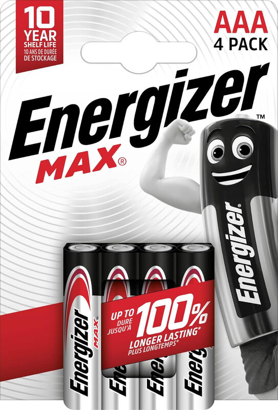 AAA Max Alkaline - Pack of 4