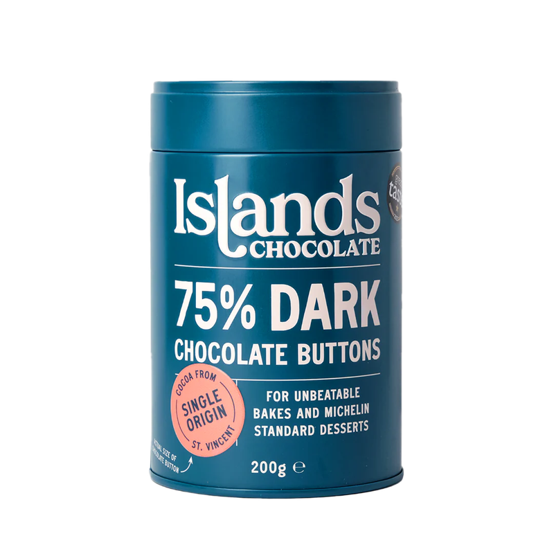 Chocolate 75% Dark Chocolate Buttons 200g