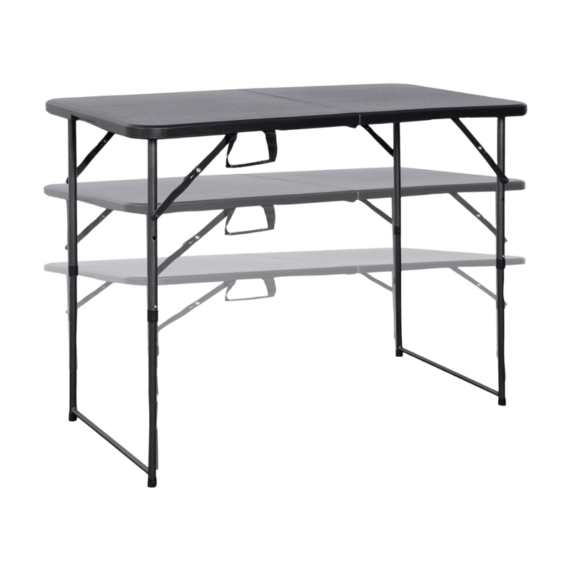 Practo In hoogte verstelbaar opvouwbaar tafel 60 x 120 cm