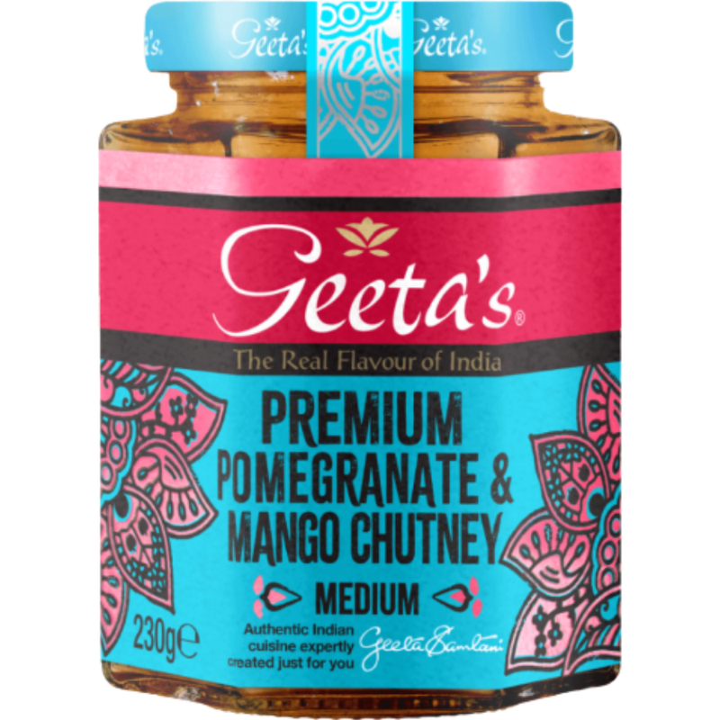 Geetas Pomegranate & Mango Chutny 230G