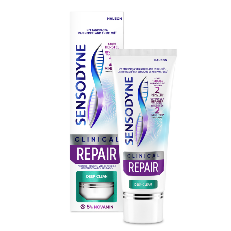 Sensodyne Clinical Repair Deep Clean dentifrice, 75ml