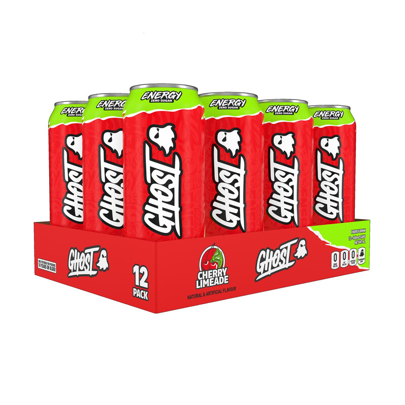 GHOST Energy Drink Cherry Limeade Flavour - 12 x 500ml