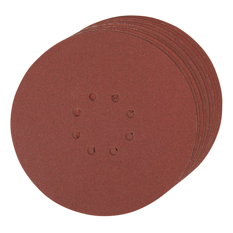 Hook & Loop Discs Punched 225mm 10pk