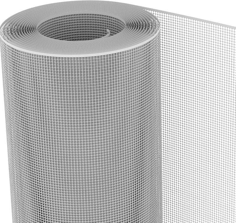 TENAX Plastic Net Balkon Terras Beschermnet - Zilver, 1 x 5 m