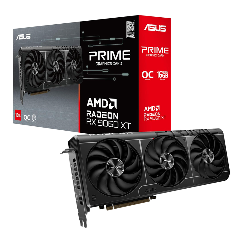 ASUS Prime Radeon RX 9060 XT OC 16GB Grafikkarte - 16GB GDDR6, HDMI, 3x DP - Image 10